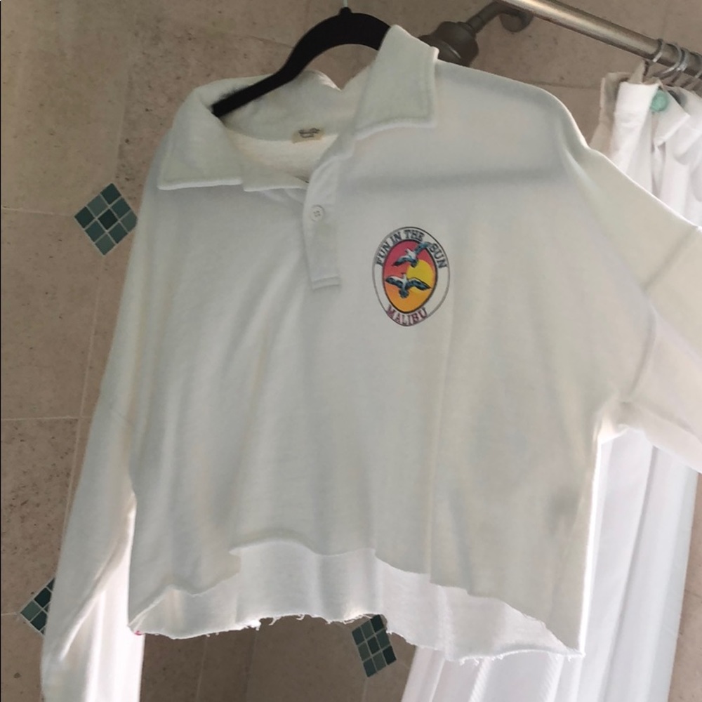 Brandy Melville cropped sweatshirt